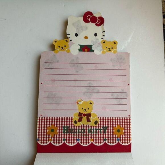 Vintage‎ Hello Kitty Stationary Paper Foldable Sanrio 1994 Popup - Picture 6 of 8